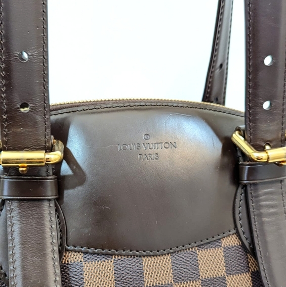 ✨️💎Authentic Louis Vuitton Verona mm Damier Ebene zipp at the top bag - Picture 14 of 16